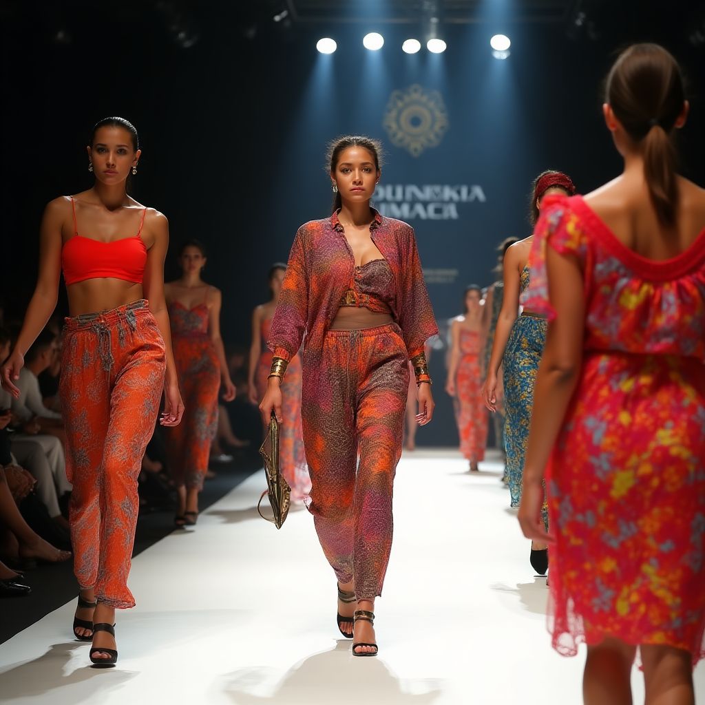 Pasarela de moda en Colombiamoda
